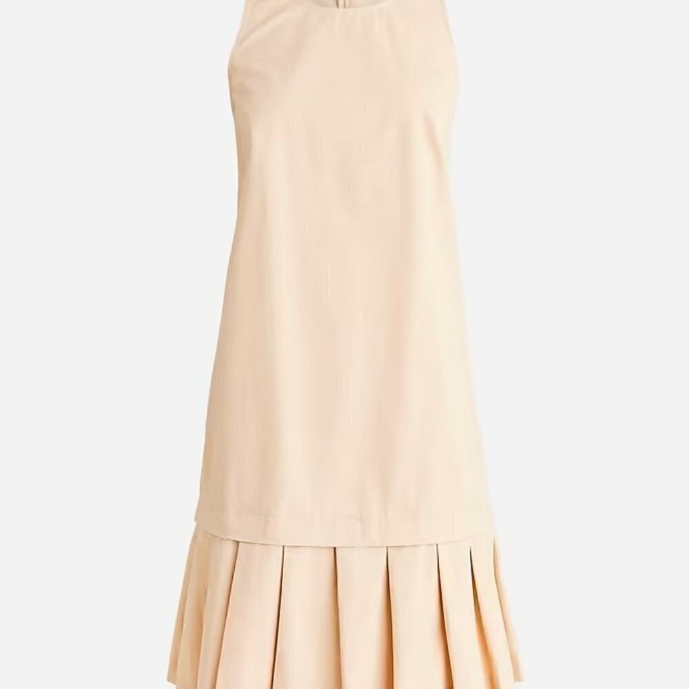 NWT - J. Crew Pleated-hem shift dress - Picture 2 of 2